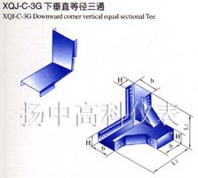 XQJ-C-3G下垂直等径三通